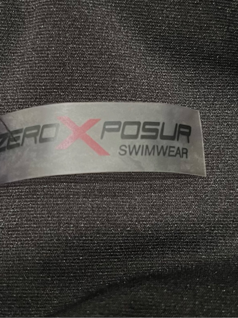 ZEROXPosur NWT Women’s black swim shorts featuring white stitching. SIZE 2X - Picture 13 of 13